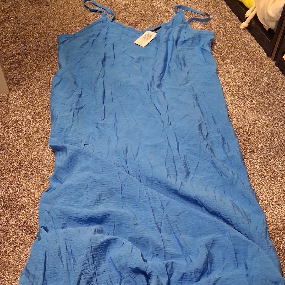 torrid Bright Blue Spaghetti Strap Maxi Dress
